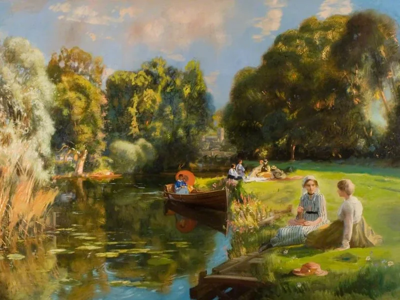 1866-John Lochhead - Una vacanza estiva - Gallerie d'arte e musei di Dundee